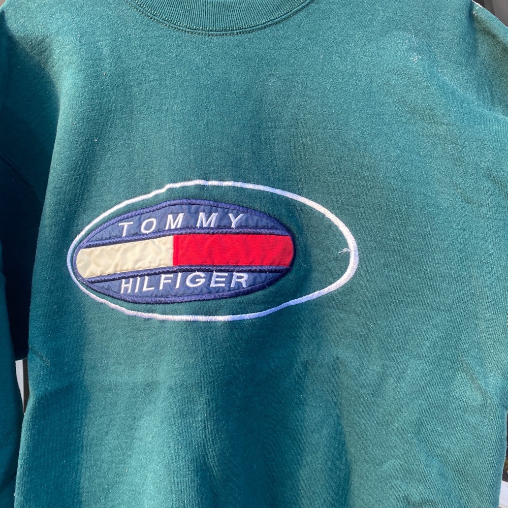 Tommy Hilfiger Teal Crewneck
